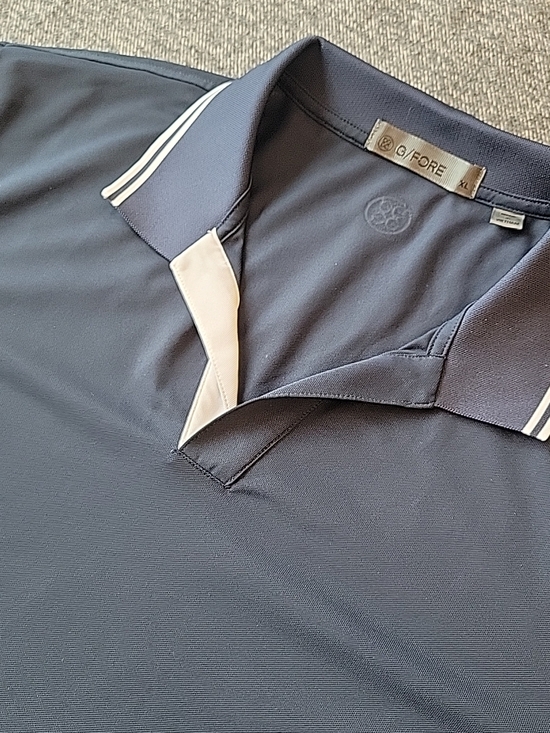 G/FORE Other - G/Fore Polo Shirt Men's XL Navy Performance Golf Stretch Johnny‎ Collar Preppy